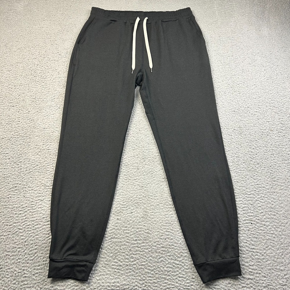 Vuori Performane Joggers Womens Black Heather DreamKnit Sweatpants Large